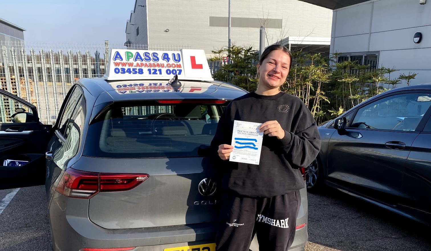 What a great result for Miele B in Basildon after a driving course with our A Pass 4 U Driving Instructor Felix